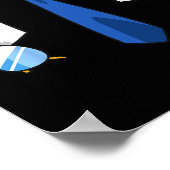 パイロットユニフォーム衣装飛行機アビエーター航空ハ ポスター (角)