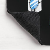 パイロットユニフォーム衣装飛行機アビエーター航空ハ マウスパッド (コーナー)