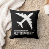 パイロット中 クッション (ブランケット)