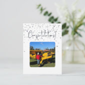 パイロット初の単独飛行の写真,カスタム航空 ポストカード (スタンド正面)