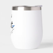 パイロット妻タイポグラフィ&飛行機シンプル，ミニマリスト (左面)