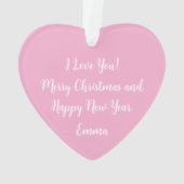 パイロット妻タイポグラフィ&飛行機シンプル，ミニマリスト オーナメント (裏面)