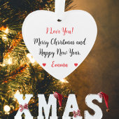 パイロット妻タイポグラフィ&飛行機シンプル，ミニマリスト オーナメント