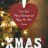 パイロット妻タイポグラフィ&飛行機シンプル，ミニマリスト オーナメント