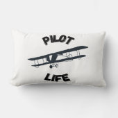 パイロット救命クール機シンプル航空飛行機 ランバークッション (正面)