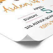 パイロット機男誕生日パーティーの招待 ポスター (角)