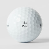 パイロット用カスタマイズ Titleist Pro V1 ゴルフボール (正面)