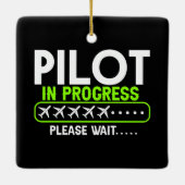 パイロット積込航空学校 セラミックオーナメント (裏面)