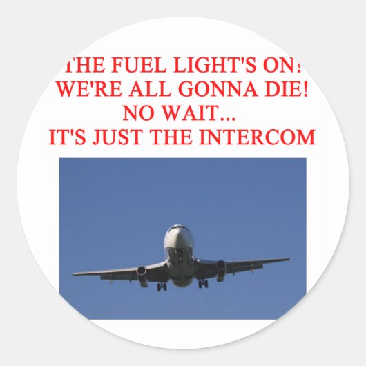 パイロット航空ジョーク ラウンドシール (正面)