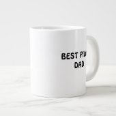 パイロット航空パパのおもしろい着陸ストップ猫 ジャンボコーヒーマグカップ (正面右)