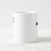 パイロット航空パパのおもしろい着陸ストップ猫 ジャンボコーヒーマグカップ (正面)