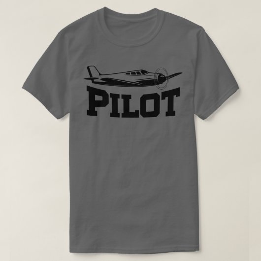 パイロット航空機ギフト Tシャツ (デザイン正面)