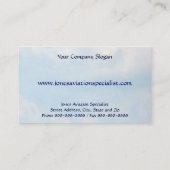 パイロット航空独身の機関飛行機名刺 名刺 (裏面)