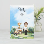 パイロット航空産業ゴルファーのゴルフボール 招待状 (スタンド正面)