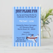 パイロット誕生日招待状 招待状 (スタンド正面)