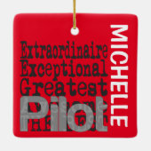 パイロット超並立カスタムオーナメント セラミックオーナメント (裏面)