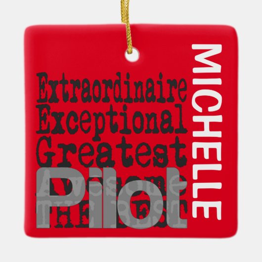 パイロット超並立カスタムオーナメント セラミックオーナメント (正面)