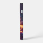 パイロット飛んでいる飛行機飛行機名前をカスタムする iPhone 15ケース (左側面)