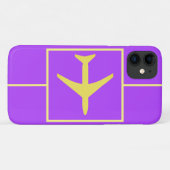 パイロット飛行機航空飛んでいるiPhone 11ケース Case-Mate iPhoneケース (裏面(横))