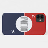 パイロット飛行機航空飛んでいるiPhone 11ケース Case-Mate iPhoneケース (裏面(横))