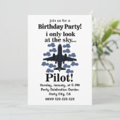 パイロット飛行機 私は空だけを見る パイロット 招待状 (スタンド正面)