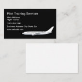 パイロット飛行訓練学校  名刺 (正面/裏面)
