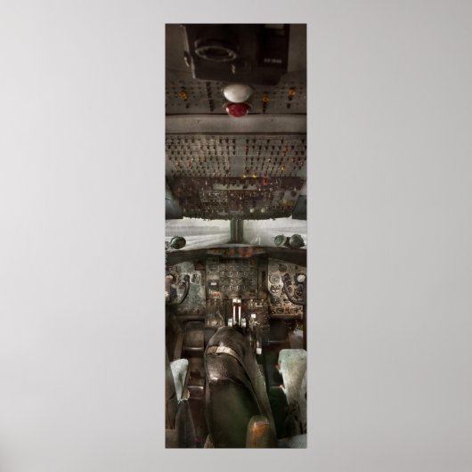 パイロット – コックピット – パイロットが1台または2台必要 ポスター (正面)