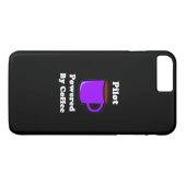 "パイロット" コーヒーで飛ぶ Case-Mate iPhoneケース (裏面(横))