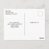 パイロット スカル ウイングス 空を駆けるために生まれた 誕生日 ポストカード (裏面)