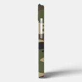 パイロット タイポグラフィーと軍用機の迷彩 Case-Mate iPhoneケース (裏面 / 左)