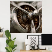 パイロット – プロップ – 推進 ポスター (ホームオフィス)