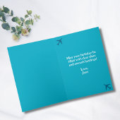 パイロット・航空機好きのためのステアマン複葉機写真の誕生日カード シーズンカード