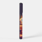 パイロット 飛行機 操縦士 名前入り iPhone 15ケース (右側面)