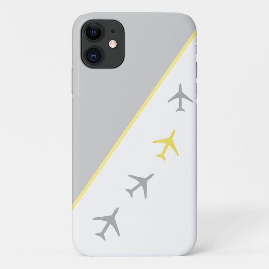 パイロット 飛行機 航空 飛行 iPhone 11 カバー (裏面)