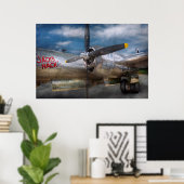 パイロット - 飛行機 - B-29 スーパーフォートレス ポスター (ホームオフィス)