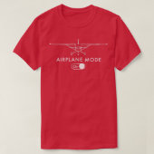 パイロットC172飛んでいるギフト飛行機モード Tシャツ (デザイン正面)