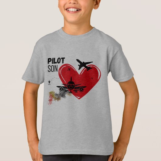 パイロットSON誇りを持った - Soon Ready to Soar T-Shirt Tシャツ (正面)
