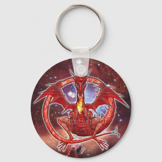 パイロペ宇宙ドラゴンキーチェーン キーホルダー (正面)
