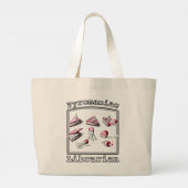 パイロマニアック図書館員の発火本アイディア ラージトートバッグ (裏面)