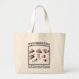 パイロマニアック図書館員の発火本アイディア ラージトートバッグ