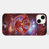 パイロープ コズミックドラゴン Case-Mate iPhoneケース iPhone 14ケース (裏面 (横))