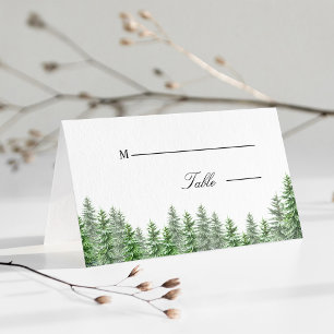 パインお洒落ツリーフォレ結婚スト プレイスカード