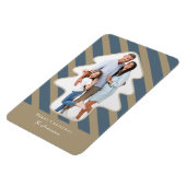 パインお洒落ツリー型フォトホリデーカード マグネット (左側)