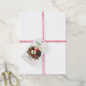 パインとシナモンのアップル 自然のクリスマス ギフトタグ (より糸付き)