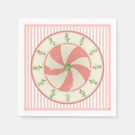 パインとペパーミント スタンダードカクテルナプキン