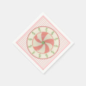 パインとペパーミント スタンダードカクテルナプキン (角)