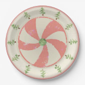 パインとペパーミント ペーパープレート (正面)