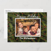 パインのベッドでのあなたの写真 シーズンポストカード (正面/裏面)