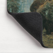 パインの森の朝 マウスパッド (コーナー)