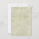 パインの結婚式の出欠確認カード 出欠カード (裏面)